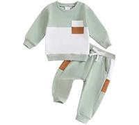 Conjunto de Jogging para niño y deporte, sudadera con pantalones para correr, conjunto de manga larga, deporte, ropa para bebé, primavera, otoño