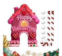 Conjunto De Juego De Golf De Especia - Divertido Juguete Familiar Con Palitos De Caña De Azúcar | Mini Golf Diversión Familiar, Juguete De Vacaciones Interactivo, Actividad De Celebración De Navidad