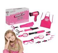 Conjunto De Juego De Salón De Belleza Para Niñas - Juguetes De Peluquería, Juego De | Secador De Pelo, Tijeras De Peluquería, Accesorios De Diseñador para, D'a