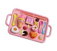 Conjunto De Juguetes De Alimentación De Jalea - Juego De Alimentos Para Juguetes 27,4x17 Cm | Hacer Que Suena Jugar Comida Para La Edad Preescolar, Jardín De Niñera, Guarderías, L