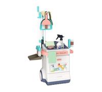 Conjunto de juguetes de limpieza para niños: juguete de aprendizaje seguro para niños pequeños de 1 a 3 años | Conjunto de yeso respetuoso con el medio ambiente con cepillos Mopp de cubo | Juguetes de