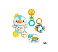 Conjunto de juguetes para bebés - BigBuy Juguetes - Lote de 4 - 14x20,5x7,5 cm - Plástico - Lactante - Bebé - niña