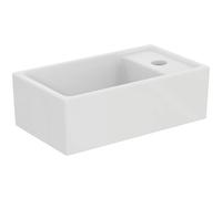 Conjunto de lavabo Ideal Standard Eurovit, 370x210x670mm, 1 puerta, agujero para grifo a la derecha, blanco, R0569Y8, Color: Roble Hamilton