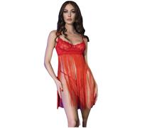 Conjunto de Lencería Chilirose Rojo