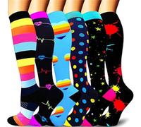 Conjunto de lencería con medias para hombre, soporte de circulación para correr, atlético, hasta la rodilla, 40 deniers, mujer, Negro , L