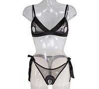 Conjunto de Lencería Exposed Negro (S)