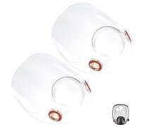 Conjunto de lente de repuesto para máscara respiradora de cara completa serie 6000, HD transparente, antivaho, lente de policarbonato antiarañazos compatible con piezas faciales completas 3M 6700