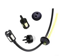 Conjunto de línea de combustible con filtro y para bombilla de imprimación para TitanTTL488GDO TTK587GDO Piezas de recortadora de cuerdas | Kit de repuesto de plástico
