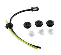 Conjunto de línea de combustible de 3 piezas con filtro y compatible con recortadoras de gas, cortadoras de césped, cortasetos, tijeras de podar