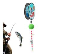 Conjunto de líneas de pesca flotador automático, flotador resistente a la abrasión, kit de línea de pesca con tapón automático, para bar, bagre, agua salada, orilla, muelle, río, corriente, estanque