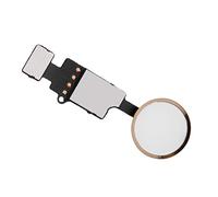 Conjunto de Llave de Botón de Inicio, Reemplazo Duradero para 7/8 Plus, Fácil Instalación para Reparar el Botón de Retorno a Inicio, Adecuado para 7/8 Plus (GOLD)