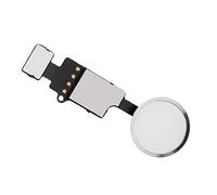 Conjunto de Llave de Botón de Inicio, Reemplazo Duradero para 7/8 Plus, Fácil Instalación para Reparar el Botón de Retorno a Inicio, Adecuado para 7/8 Plus (SILVER)