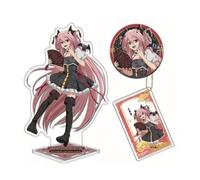 Conjunto De Llaveros Y Insignias Anime Seraph of The End, Insignia Yuichiro Hyakuya, Llavero Mikaela Hyakuya, Soporte Acrílico Guren Ichinose (E)