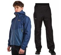 Pantalones de lluvia Kilpi Alpin, Hombre, negros 3XL(58) Black