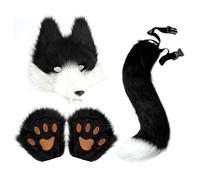 Conjunto de lobo simulado genérico - Faux Wolf Dress Up Costumes | Women Cosplay Animal Party Clothing,Halloween Party Props For Cosplay Carnival Halloween Christmas Stage Performance Role Play