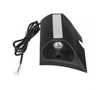 Conjunto de luces laterales delanteras para scooter eléctrico, par izquierdo y derecho, indicadores de señal de giro para una mayor visibilidad en condiciones de poca luz (faro izquierdo negro)