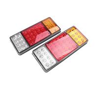Conjunto de Luces traseras de 36 LED,luz indicadora de Freno y Parada,lámpara para Remolque,camión,Furgoneta y Caravana