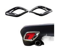 Conjunto de luz antiniebla trasera Reflector de parachoques trasero cromado for Mazda CX-5 CX5 2012, 2013, 2014, 2015 y 2016, cubierta de lámpara antiniebla, moldura, marco de adorno, bisel. Soporte d