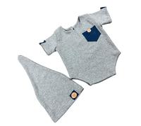 Conjunto de mameluco de fotografía de bebé para imágenes inolvidables, el suave y transpirable traje de algodón con accesorios a juego para llevar al bebé