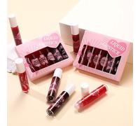 Conjunto De Manchas De Tintes De Labios, Brillo De Labios Nutritivo Con Acabado, Portátil Y Liviano, Adecuado Para Todas Las Ocasiones, Gran Regalo Para Esposa, Amiga O Hija