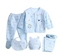 Conjunto de manga para niña bebé + babero niño 5 uds conjunto largo de animados Tops + sombrero + Pantalones conjuntos y conjuntos para niñas Trajes De Cowboy Traje De Papa Niño