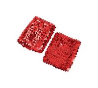 Conjunto de mangas con puños falsos, Unisex Puños falsos Muñequeras Mangas de brazo Lentejuelas Multicolor 7x10 cm 1 par Accesorios for disfraces(Color 13)