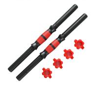 Conjunto de mango de mancuernas - Varillas de peso ajustables, barra roscada estándar | Fácil de usar 2pcs Home Fitness Gandles For Body Toning Workout Hombres Mujeres Fuerza Tools Gym Accesorios