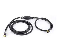 Conjunto de manguera de línea de con conector de bombilla de cebado Manguera de fueraborda resistente al etanol para motores Johnson Evinrude OMC Negro 5/16 pulg. 8 mm 9.8 pies