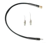 Conjunto de manguera y aguja de 60 cm para limpieza de líneas de drenaje de electrodomésticos, cámaras de calentador de agua y costuras de pavimentación de jardín (A)