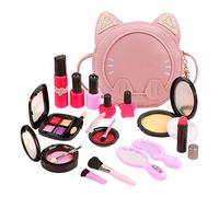 Conjunto de maquillaje para el set de simética simética con princesas de dibujos animados | Juego de maquillaje para niñas con sombra de ojos, lápiz labial, esmalte de uñas, juguetes de rol para que l