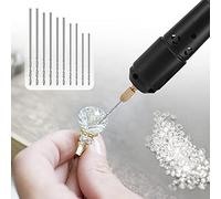 Conjunto de Máquina de Perforación de Mano Eléctrica con Mini-enrollador de Lápices, Incluye 10 Brocas, para Proyectos