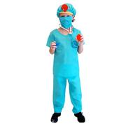Conjunto de Médico para Niños Disfraz Juego de Rol Vestuario Infantil Actuación Escénica