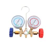 Conjunto de medidor de diagnóstico de 3 vías A/C, herramientas de aire acondicionado de refrigerante Conjunto de medidor de diagnóstico de CA con kit de manguera y gancho