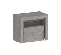 Conjunto de mesa e cadeiras com efeito madeira