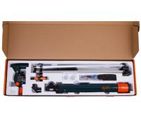 Conjunto de microscopio, telescopio y prismáticos levenhuk labzz mtb3