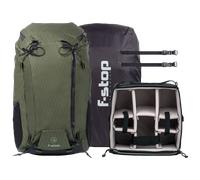 Conjunto de mochila Ajna en tejido DuraDiamond® de f-stop, 37 litros, verde ciprés