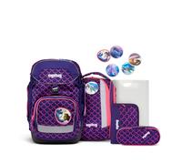 ergobag Pack Set Mochila Escolar ergonómica y Flexible, Set de 6 Piezas para Primaria, 1º Curso