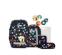 ergobag Pack Set Mochila Escolar ergonómica y Flexible, Set de 6 Piezas para Primaria, 1º Curso