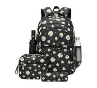 Conjunto De Mochila Escolar - Estampado Floral | Colección De Mochilas De 3