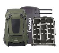 Conjunto de mochila Tilopa en tejido DuraDiamond® de f-stop, 50 litros, verde ciprés