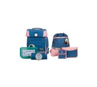 Conjunto de mochilas escolares Champion Maxx con ambiente escolar