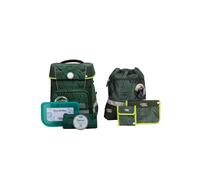 Conjunto de mochilas escolares Champion Maxx con ambiente escolar