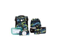 Conjunto de mochilas escolares Champion Maxx con ambiente escolar