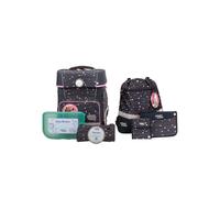 Conjunto de mochilas escolares Champion Maxx con ambiente escolar