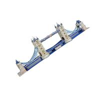 Conjunto de Modelo de exhibición de Edificio histórico, Bloques de, Puente, Catedral, Juguete Educativo, decoración del hogar, coleccionables, Conjunto de construcción de Catedral