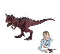 Conjunto De Modelos De Dinosaurio - Figuras De Carnotauro Triceratops, Juguetes Animales De Dinosaurios Realistas Para El Aprendizaje De Niños, Colección Educativa Con Detalles Pintados A Mano