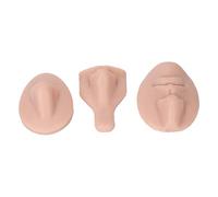 Conjunto de Modelos de Nariz de Silicona, Simulación 3D, Modelo de Nariz Práctica Suave para Ejercicios de Enseñanza de Sutura Nasal (2)