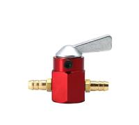 Conjunto De Módulo Bomba Combustible 6mm 8mm Motocicleta Carburador Combustible Gasolina Tanque Válvula Conmutación Grifo Llave Purga Interruptor Encendido Apagado Moto Bomba Combustible(6mm Red)