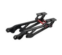 Conjunto de Montura de ala Trasera Universal Compatible con 1/8 6s Talion Outcast Notorious RC Car actualización de Piezas de posventa reemplazo del Mercado de Accesorios(Black B)