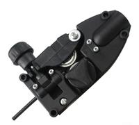 Conjunto de motor de alimentación de alambre CC 12 V/24 V para soldador MIG, alimentador de alambre eléctrico para alambre de soldadura de 0,6 a 1,0 mm, ranura en V y eje moleteado, velocidad de 1,5